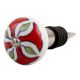 Hibiscus Green Flower Ceramic Wine Stopper